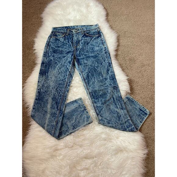 Carmar Womens Jeans Acid Washed 5 Pockets Belt Loops Stretch Denim Size 25 - Picture 1 of 11